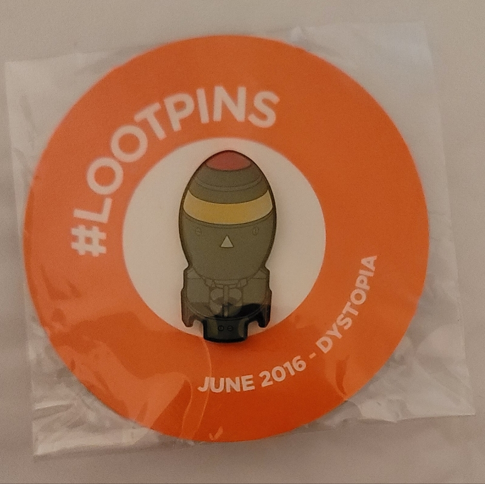Loot Crate June 2016- Dystopia pin never opened